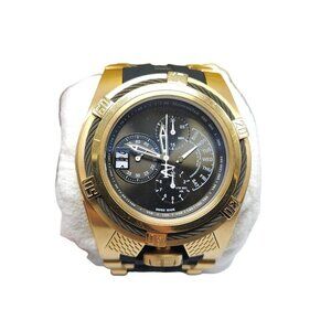 Invicta Bolt Zeus Tria Reserve (19426) Swiss Chrono Olive Dial Black Gold Watch